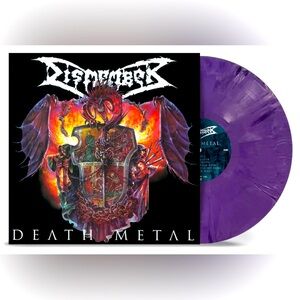 Dismember. Death Metal - Purple Marble Colv Purp Rmst LP, Remastered. NEW!!!